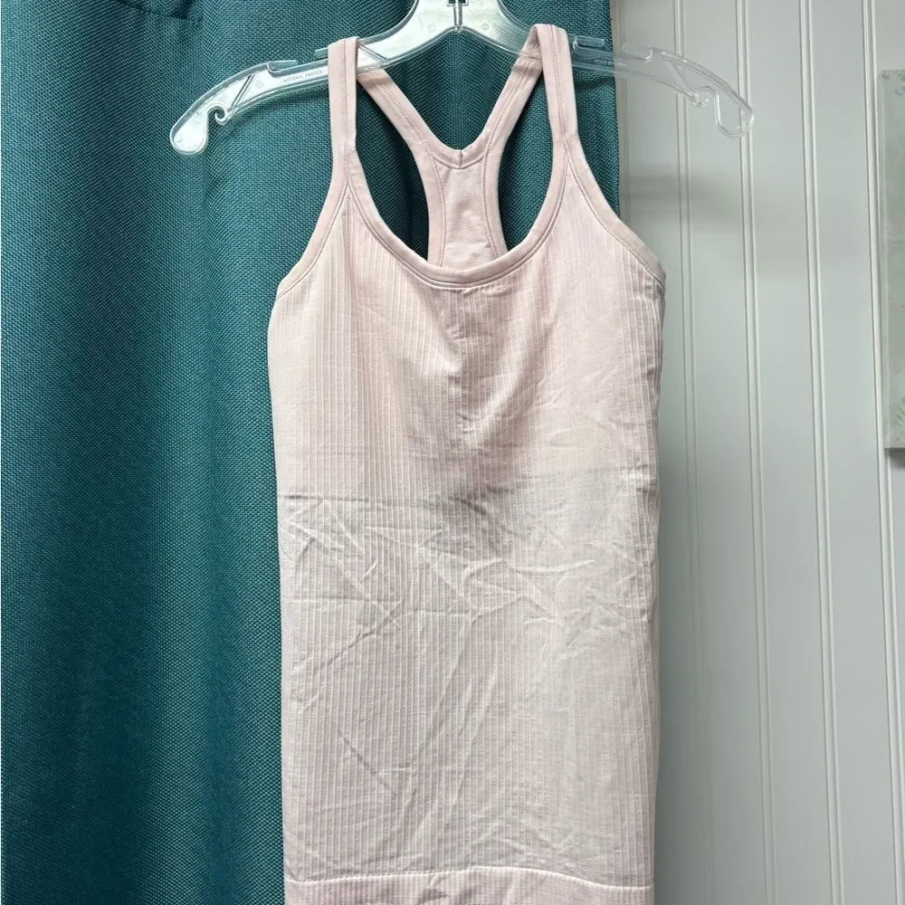 Lululemon Ebb To Street Tank II in Light Pink Size 6